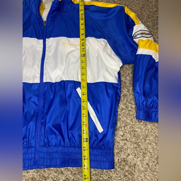 Vintage 1990’s Sergio Tacchini Windbreaker Track Jacket Men’s Size MEDIUM - Picture 5 of 8